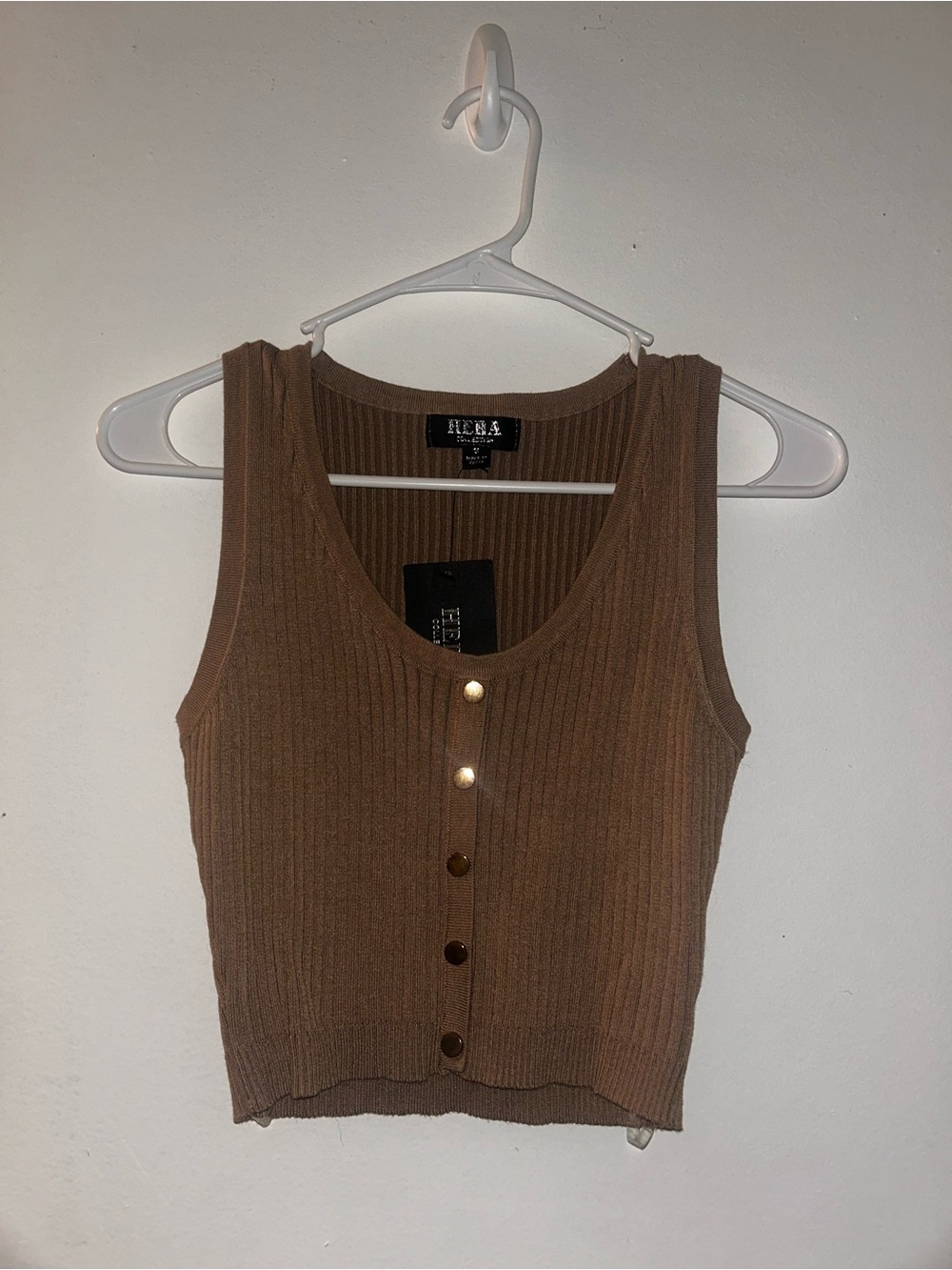 Hera Collection Cropped Ribbed Tank